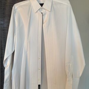 Jos. A. Bank White Tuxedo Shirt